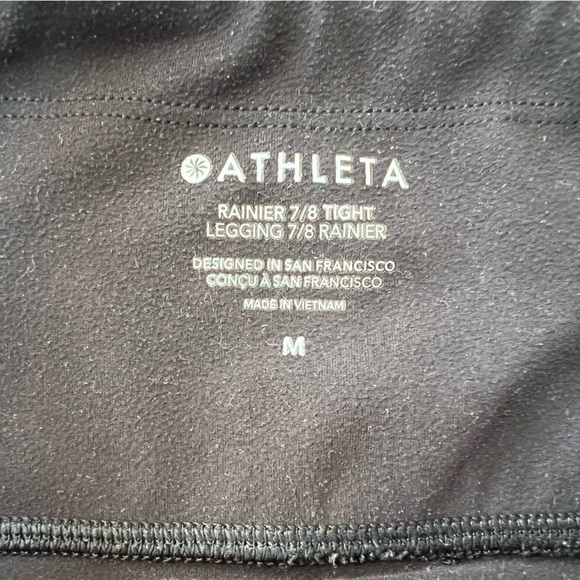 Athleta Rainier 7/8 Tights Leggings in Black, size M - Picture 6 of 9